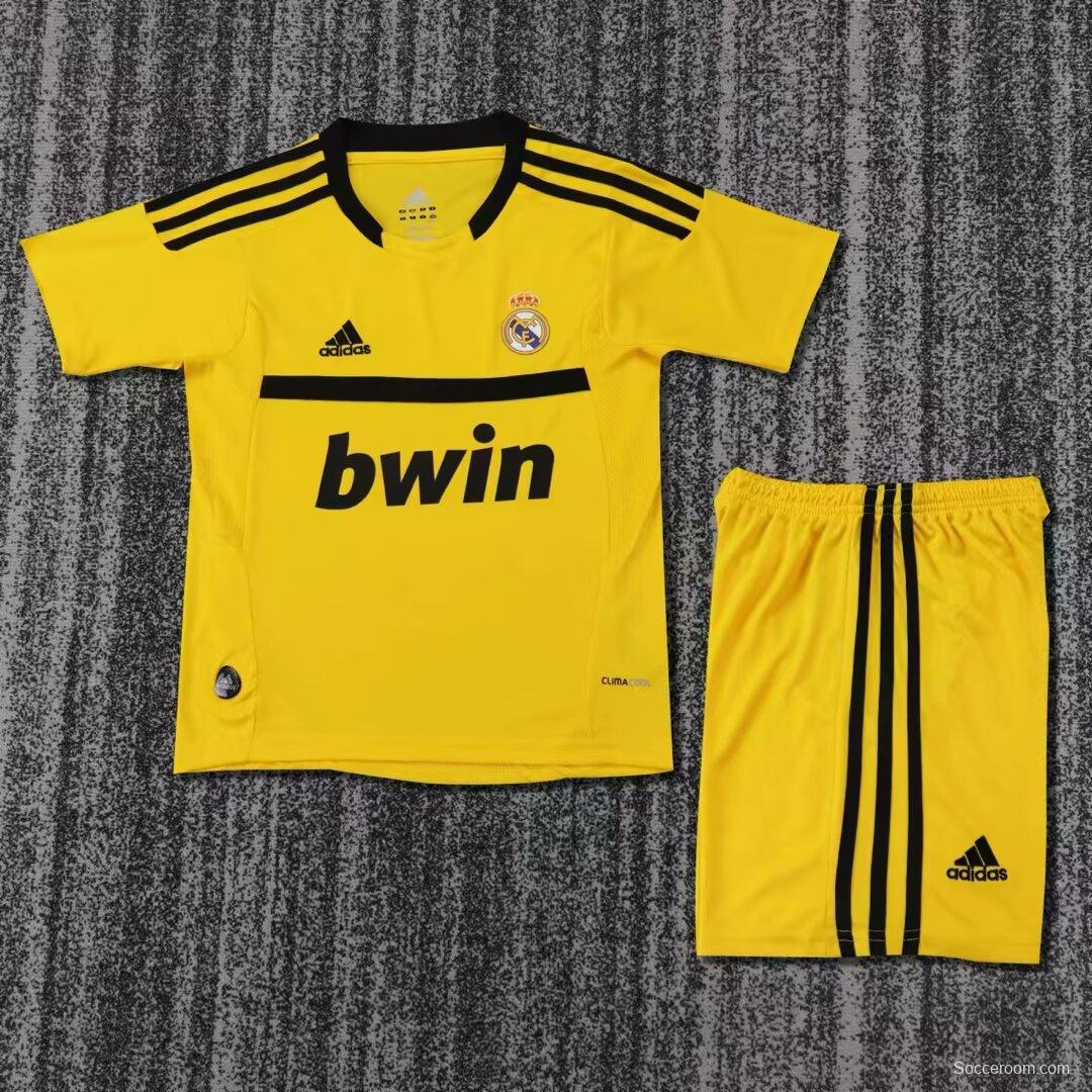 Retro Kids 11/12 Real Madrid Yellow Goalkeeper Jersey