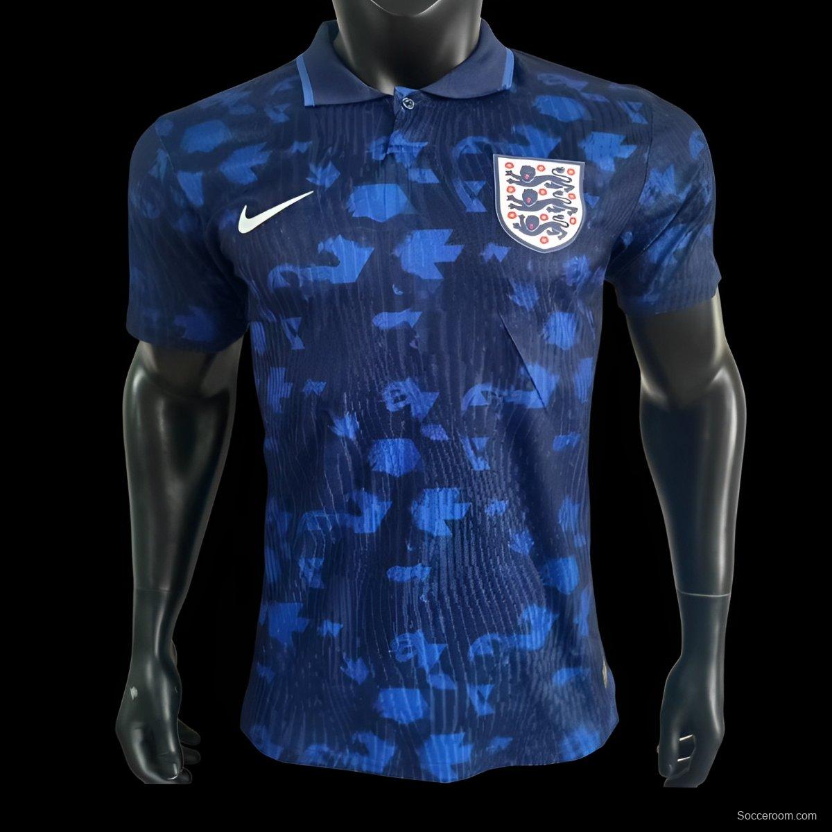 Player Version 2024 England Navy POLO Jersey