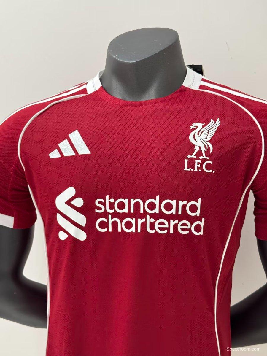 Player Version 25/26 Liverpool Home Jersey