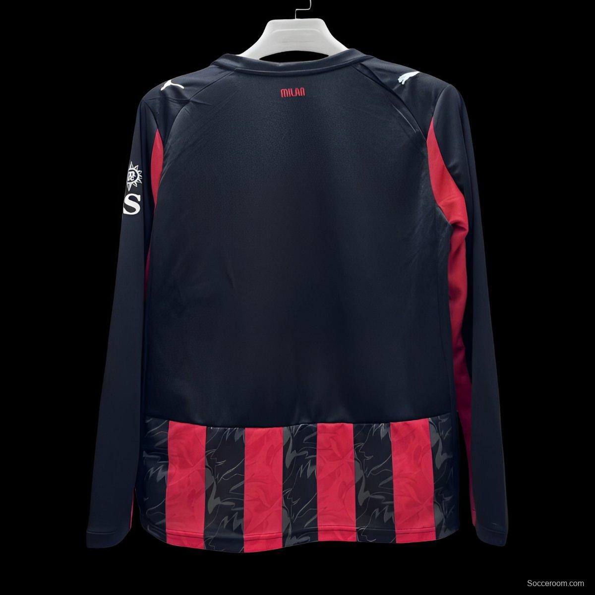 25/26 AC Milan Home Long Sleeve Jersey
