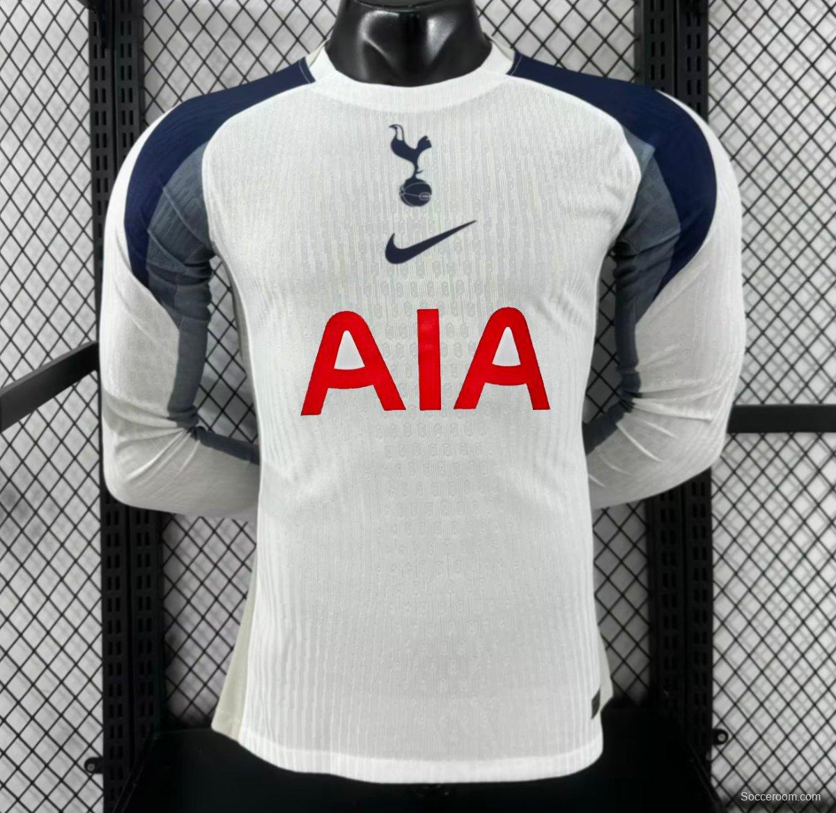 Player Version 25/26 Tottenham Hotspur Home Long Sleeve Jersey