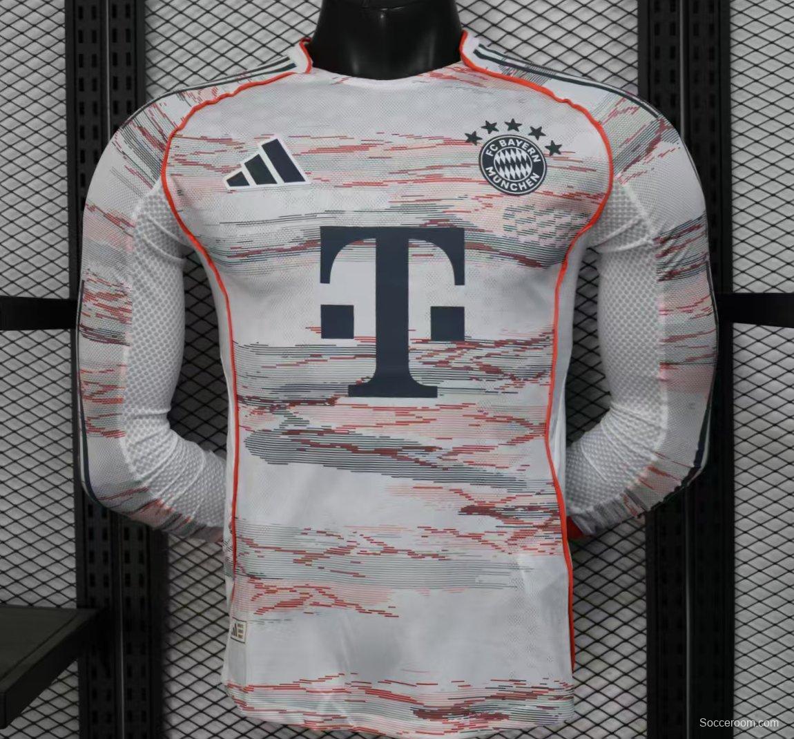 Player Version 25/26 Bayern Munich Away Long Sleeve Jersey