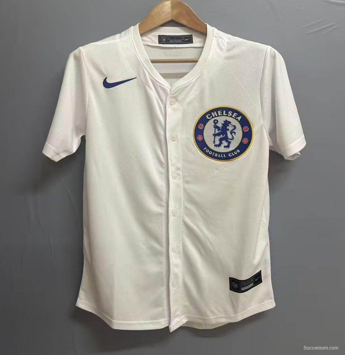 25/26 Chelsea US Pack Baseball WHITE Jersey