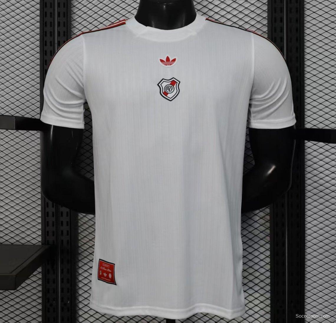 Player Version 25/26 River Plate White Casual Jersey