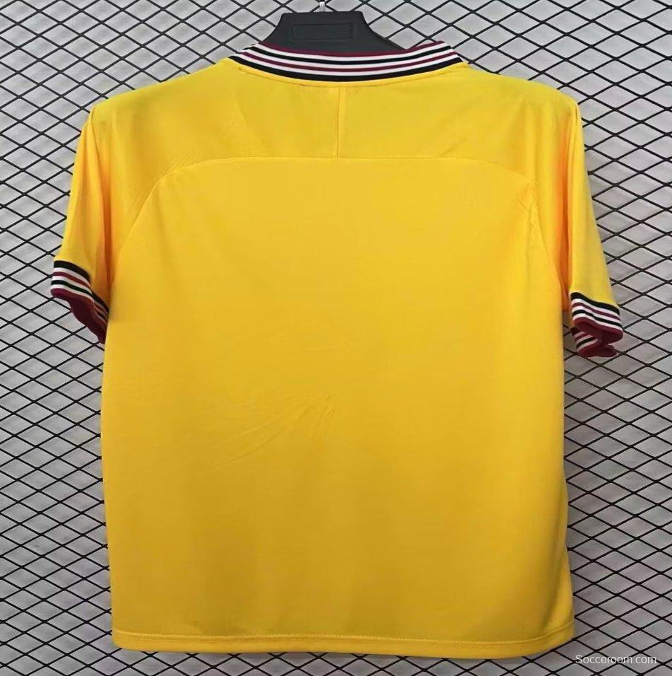 Retro 86/87 Sunderland Patrick Third Yellow Jersey