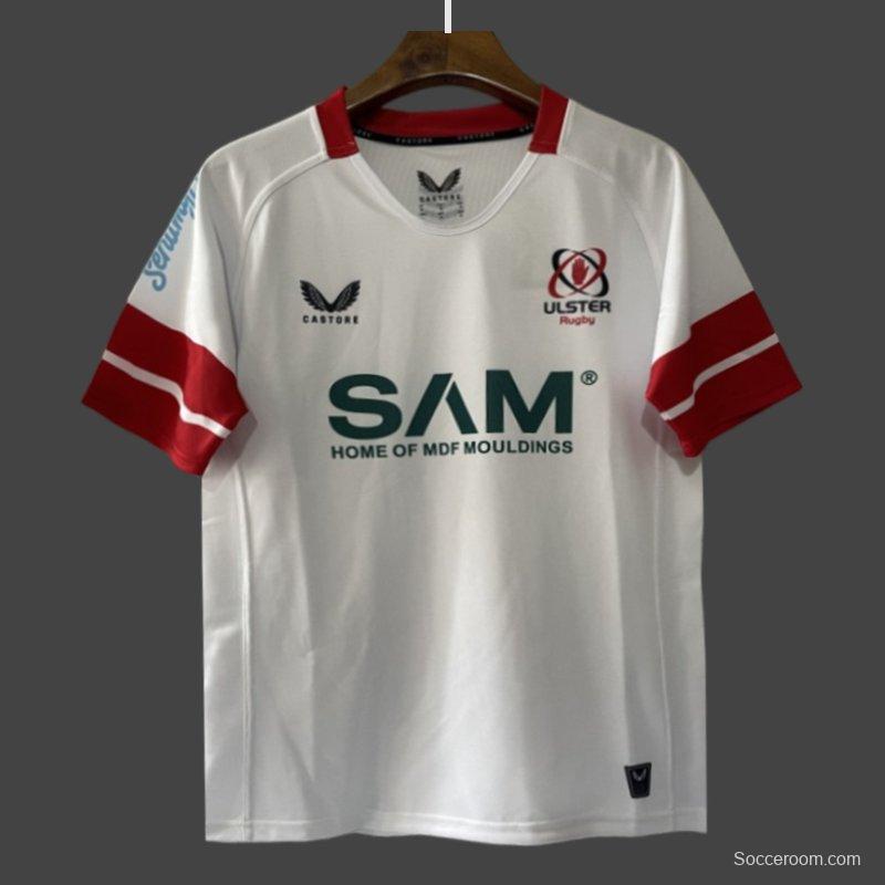 25/26 Ulster Rugby White with Red Stripe Jersey