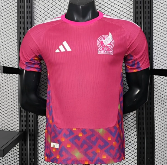 Player Version 2026 Mexico  Pink Training Jersey