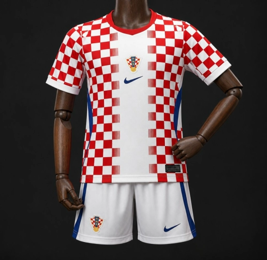2026 Kids Croatia Home Jersey