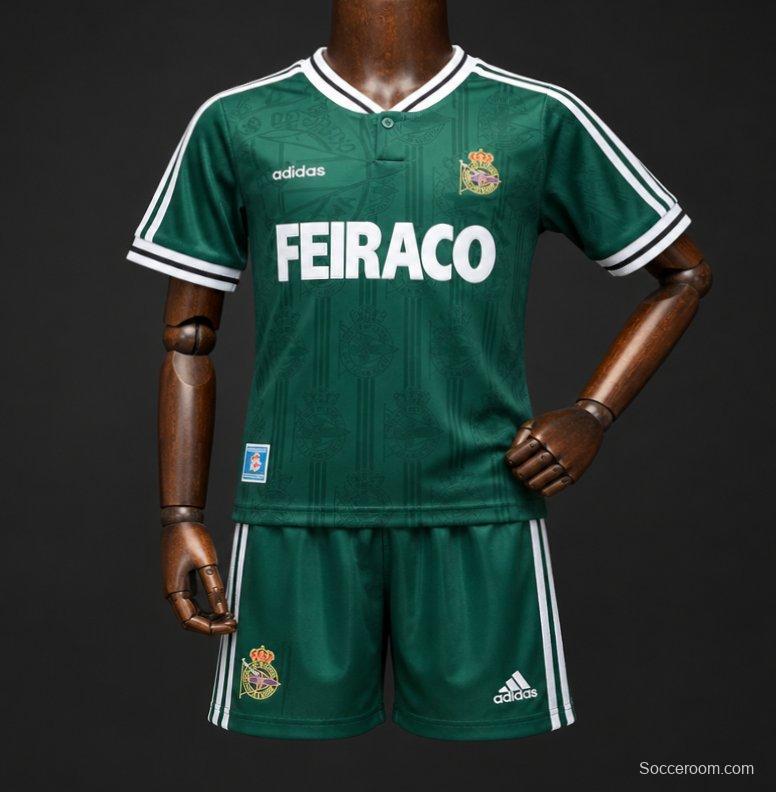 Retro 99/00 Deportivo de La Coruna Away Green Jersey