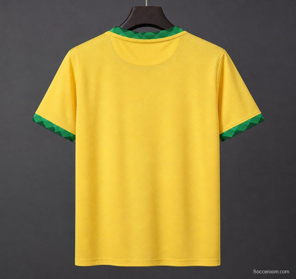 Retro 2021 Brazil Home Jersey