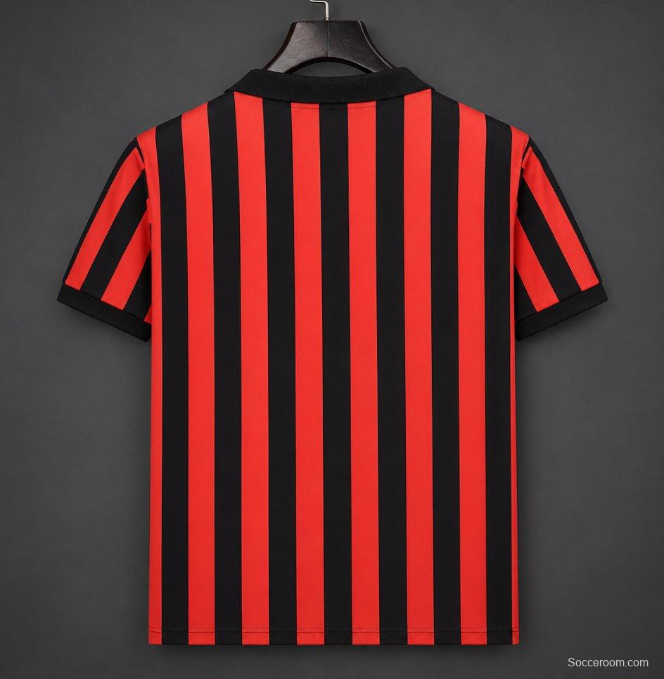 Retro 1963 AC Milan Home Jersey
