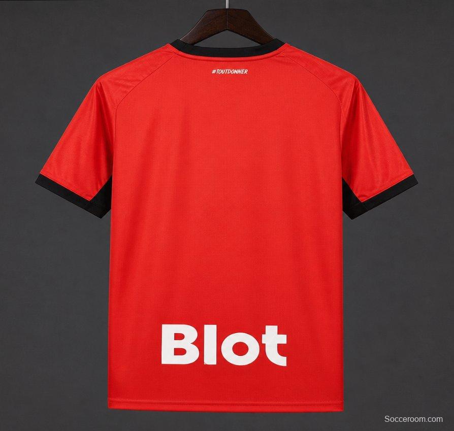 Player Version 26/27 Stade Rennais Red  Jersey