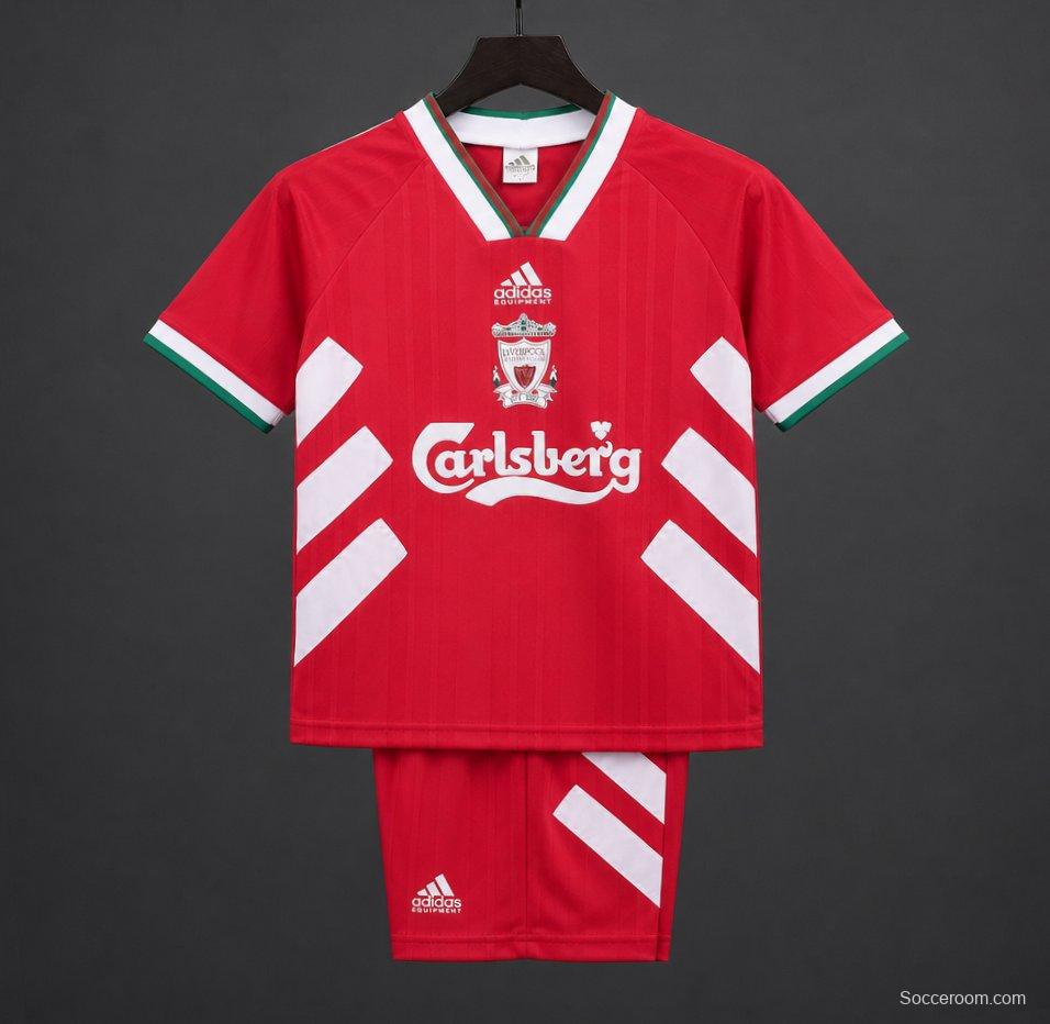 Retro Kids 93/95 Liverpool Home Jersey