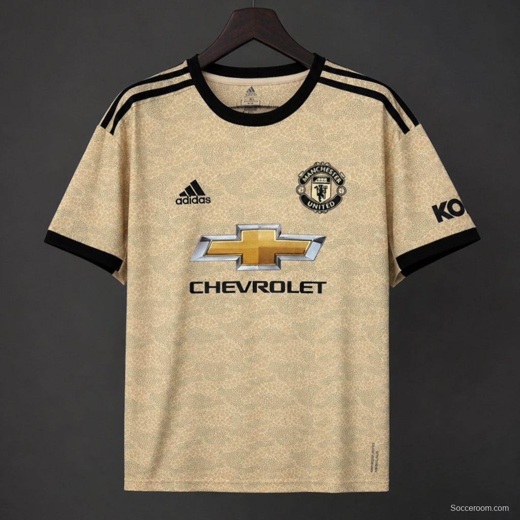 19/20 Retro Manchester United Away Jersey