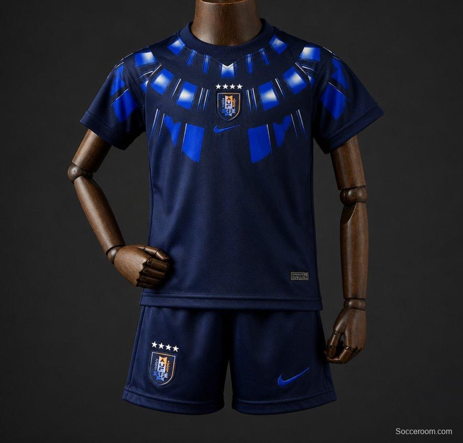 2026 Kids Uruguay World Cup Away Kit